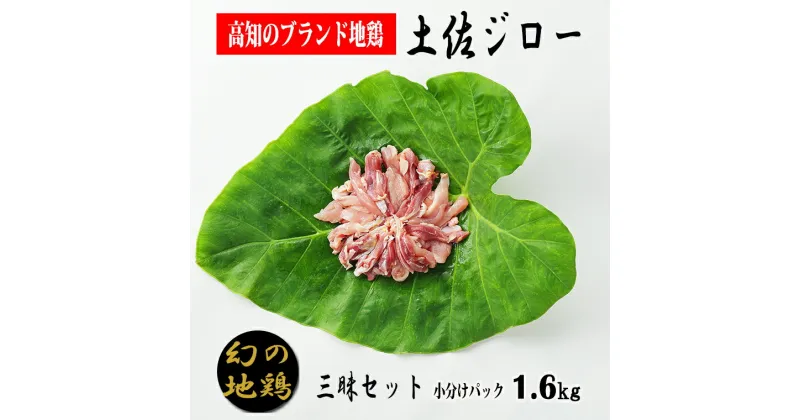 【ふるさと納税】04-09:土佐ジロー三昧セット【冷凍】　炭火焼きや唐揚げ、バーベキュー、親子丼などにおすすめ　鶏肉　ブランド地鶏　高知県安芸市　送料無料