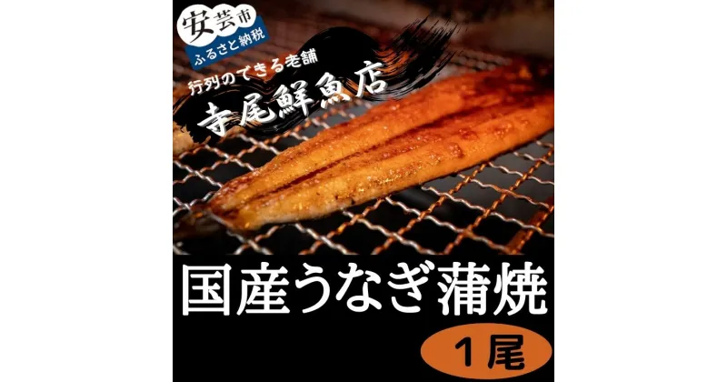 【ふるさと納税】うなぎ蒲焼 国産 1尾 冷凍 タレ付き　高知県安芸市　寺尾鮮魚　ウナギ　鰻　かば焼き　国産　創業60年以上　行列のできる老舗　特製たれ付き