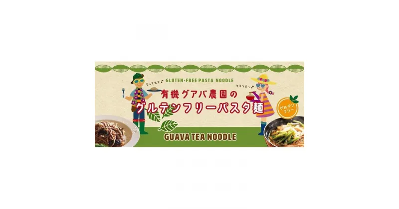 【ふるさと納税】有機グアバ農園のグルテンフリーパスタ麺 100g×3袋セット | グルテン フリー ダイエット 健康 食品 送料無料 人気 おすすめ 高知県 南国市