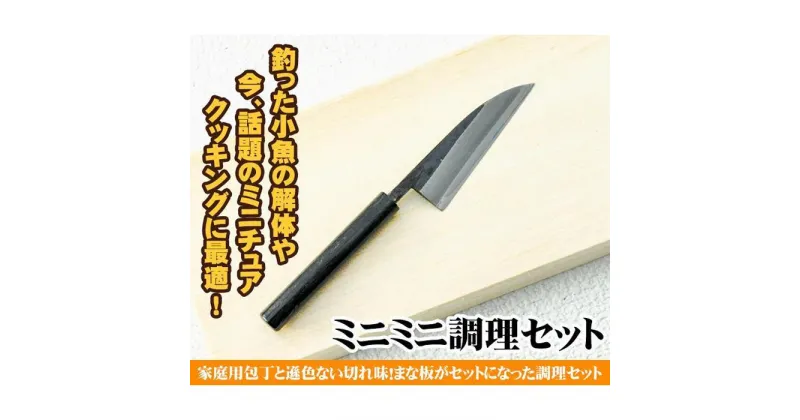 【ふるさと納税】ミニまな板付き【ミニミニ調理セット】 | ナイフ アウトドア キャンプ グッズ 人気 おすすめ 送料無料 高知県 南国市