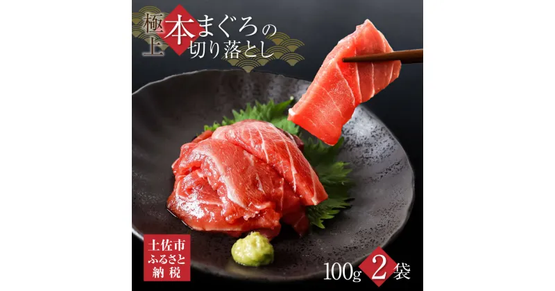 【ふるさと納税】訳あり 本鮪端材切り落し200g (100g×2パック）鮪 マグロ まぐろ 切り落とし 端材 ワケあり 大トロ 中トロ 赤身 お刺し身 刺身 海鮮丼 漬け丼 海鮮 丼 本マグロ 不揃い 冷凍 簡易包装 冷凍配送 ふるさとのうぜい 故郷納税 7000円 返礼品 高知 高知県