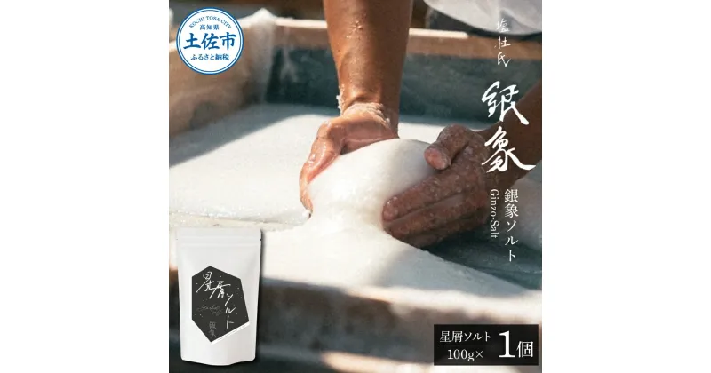 【ふるさと納税】銀象ソルト Ginzo-Salt 星屑ソルト 100g 塩 しお 調味料 天日塩 完全天日塩 国産 高知県産 ソルト ミネラル 健康 料理 調理 お塩 塩 美味しい 天然 塩 高知県 高知 土佐市 ふるさとのうぜい 故郷納税 7000円 返礼品