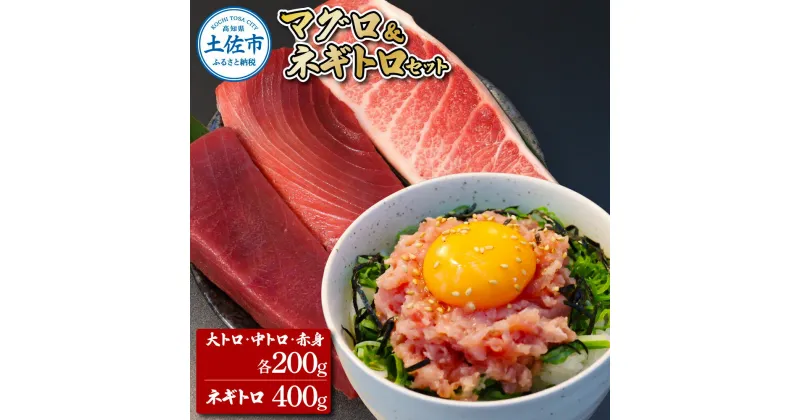 【ふるさと納税】本鮪 大トロ・中トロ・赤身各200g ネギトロ400g(200g×2) ねぎとろ マグロ まぐろ とろ 本まぐろ 天然 刺身 刺し身 魚 海鮮 魚介 海鮮丼 ネギトロ丼 お寿司 おかず おつまみ 惣菜 簡単 時短 冷凍 配送 高知県 高知 土佐市 ふるさとのうぜい 故郷納税 返礼品