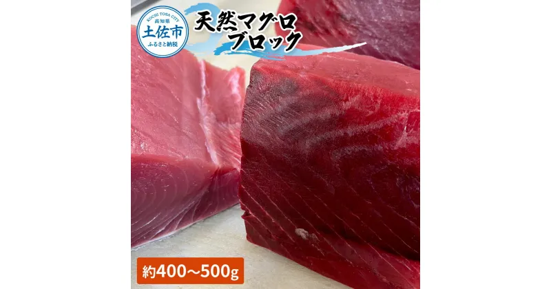 【ふるさと納税】天然マグロ ブロック 約450～550g 4~6人前 まぐろ 鮪 魚 さかな 海鮮 魚介 海の幸 赤身 お刺身 海鮮丼 お寿司 おかず おつまみ 惣菜 食品 天然 国産 おいしい お取り寄せ 冷蔵 配送 高知県 高知 土佐市 ふるさとのうぜい 故郷納税 返礼品